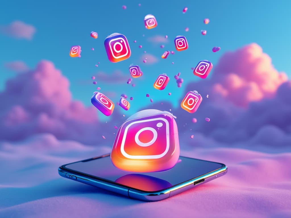 Instagramがスマホにダウンロードされる写真